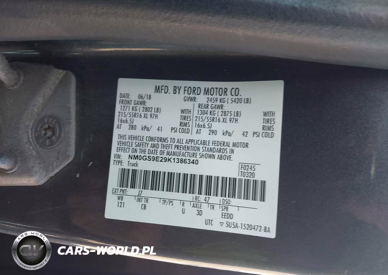 2019 Ford Transit Connect Xl VIN:NM0GS9E29K1386340 - 9