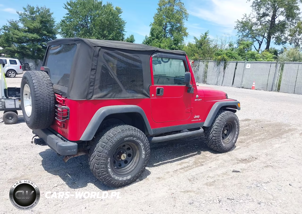 2003 Jeep Wrangler Sport VIN:1J4FA49S03P366498 - 4