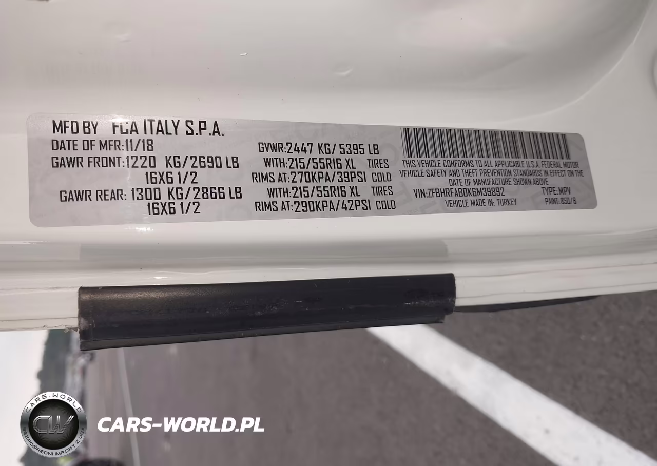 2019 Ram Promaster City Tradesman VIN:ZFBHRFAB0K6M39892 - 9