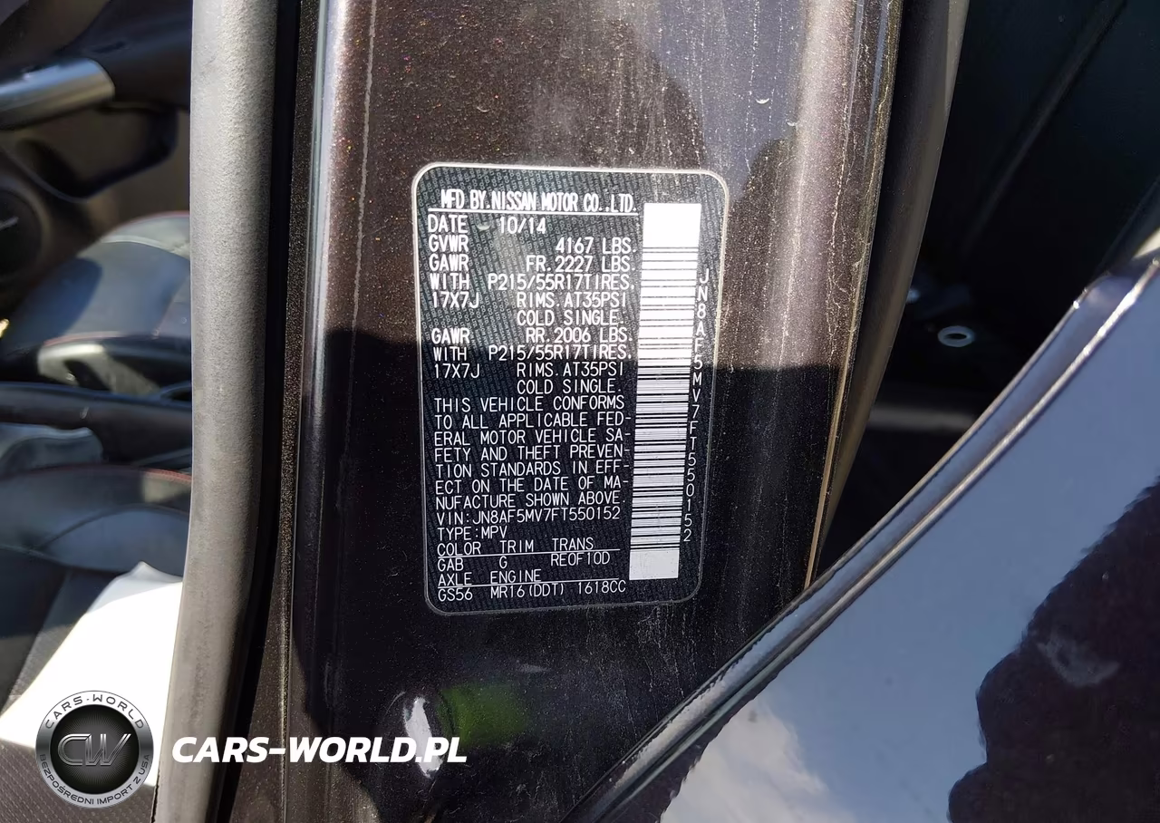 2015 Nissan Juke Sl VIN:JN8AF5MV7FT550152 - 9