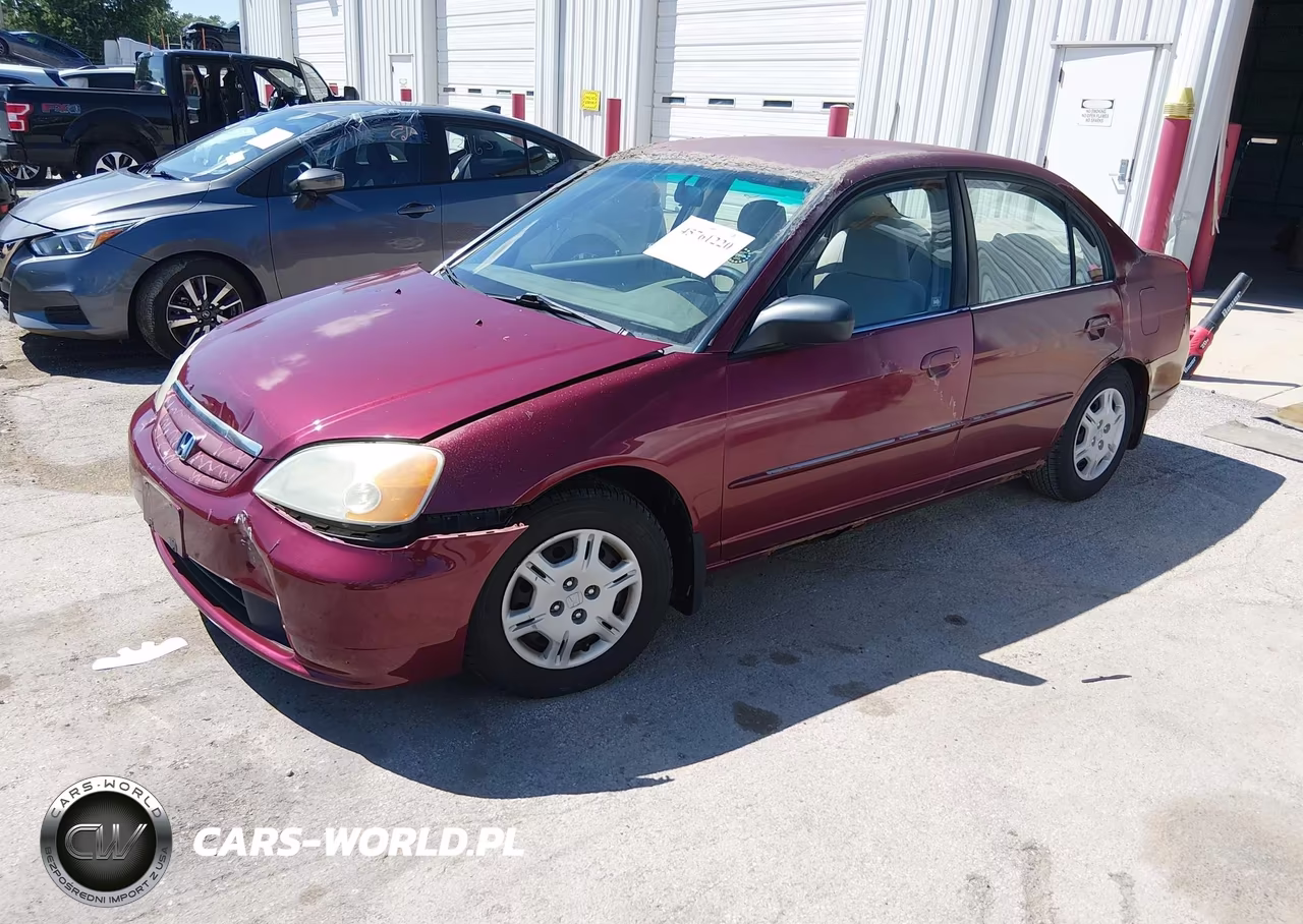 2002 Honda Civic Lx VIN:2HGES165X2H522367 - 2