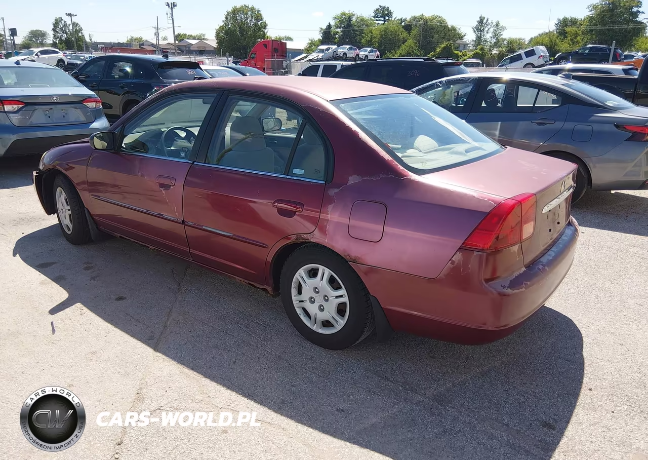 2002 Honda Civic Lx VIN:2HGES165X2H522367 - 3