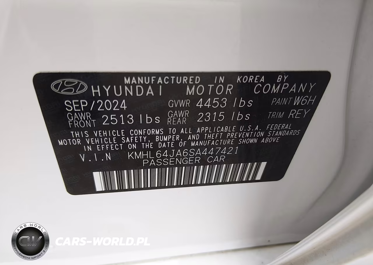 2025 Hyundai Sonata Sel VIN:KMHL64JA6SA447421 - 9