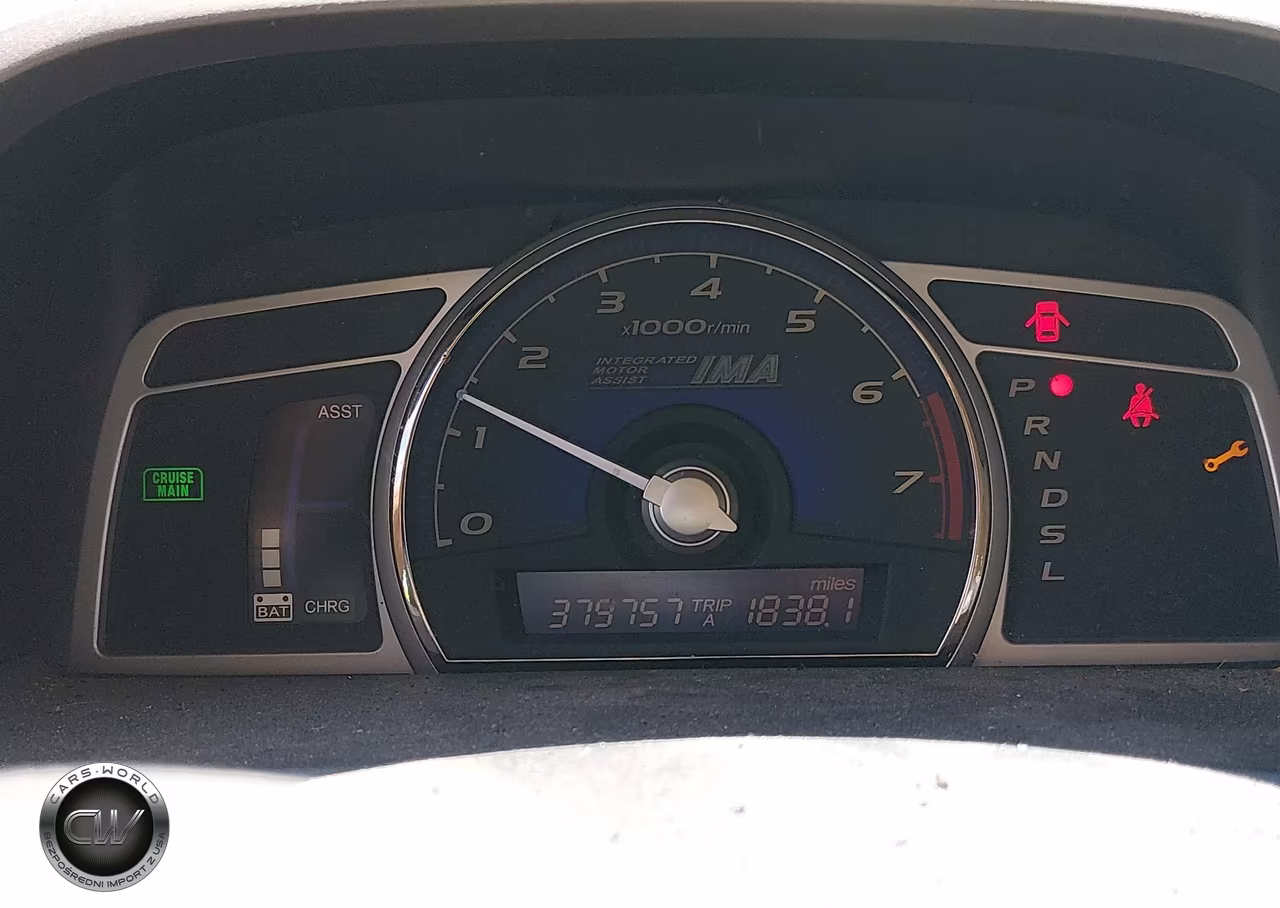 2007 Honda Civic Hybrid VIN:JHMFA36247S018323 - 7