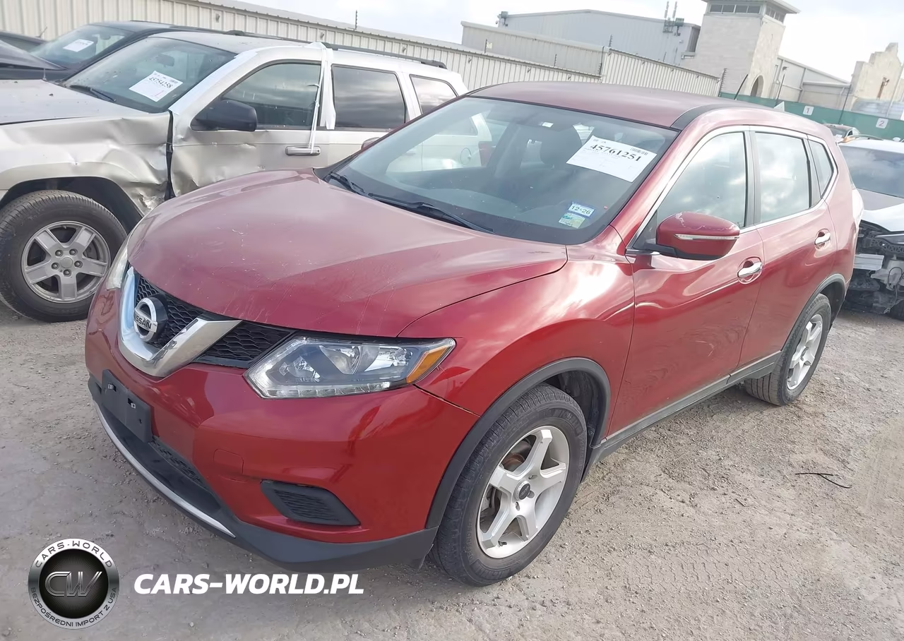 2015 Nissan Rogue S VIN:KNMAT2MT6FP588921 - 2