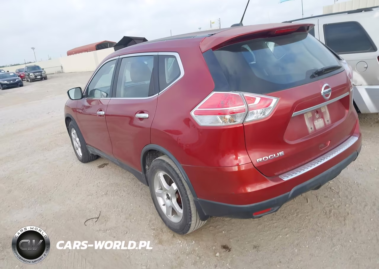 2015 Nissan Rogue S VIN:KNMAT2MT6FP588921 - 3