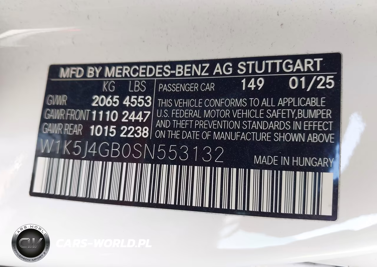 2025 Mercedes-Benz Cla 250 Coupe VIN:W1K5J4GB0SN553132 - 9