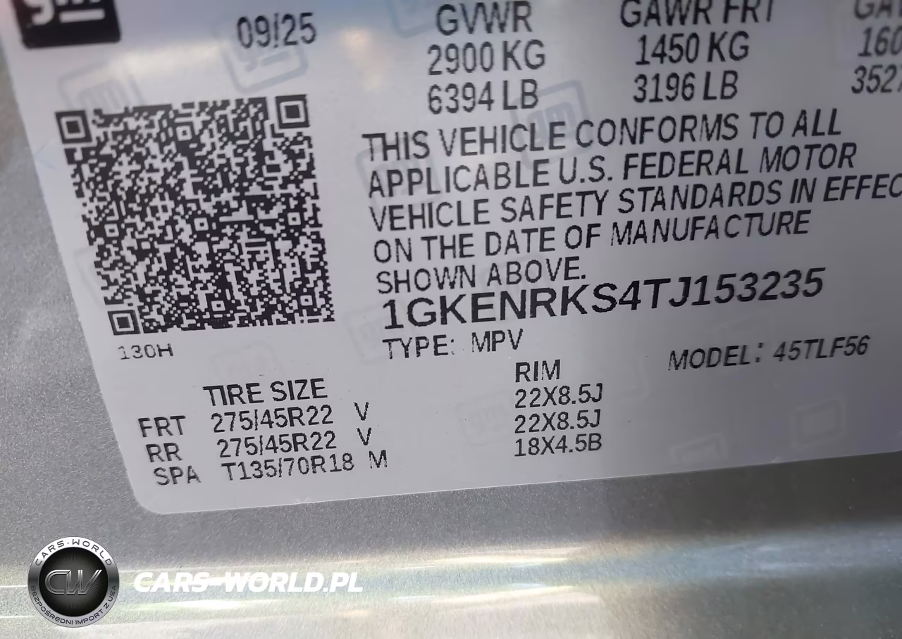 2026 GMC Acadia Denali Awd VIN:1GKENRKS4TJ153235 - 9