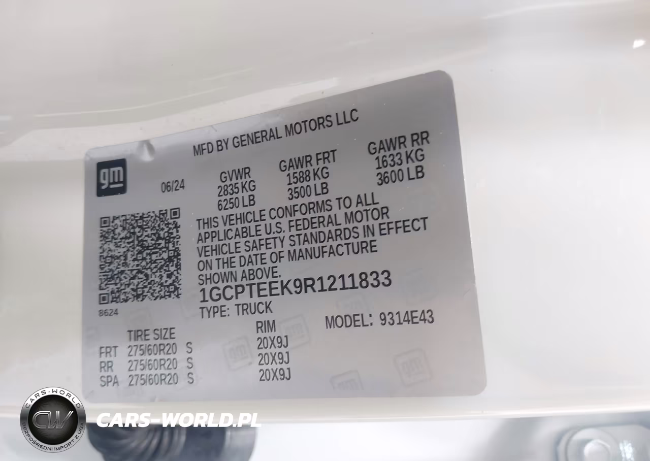 2024 Chevrolet Colorado 4Wd Trail Boss VIN:1GCPTEEK9R1211833 - 9