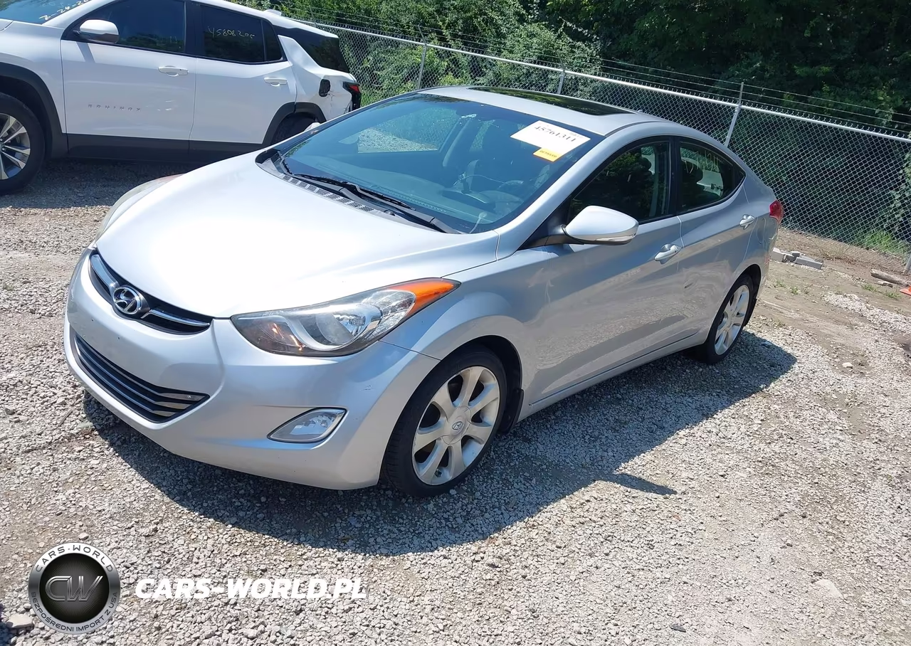 2012 Hyundai Elantra Limited VIN:5NPDH4AE3CH107479 - 2