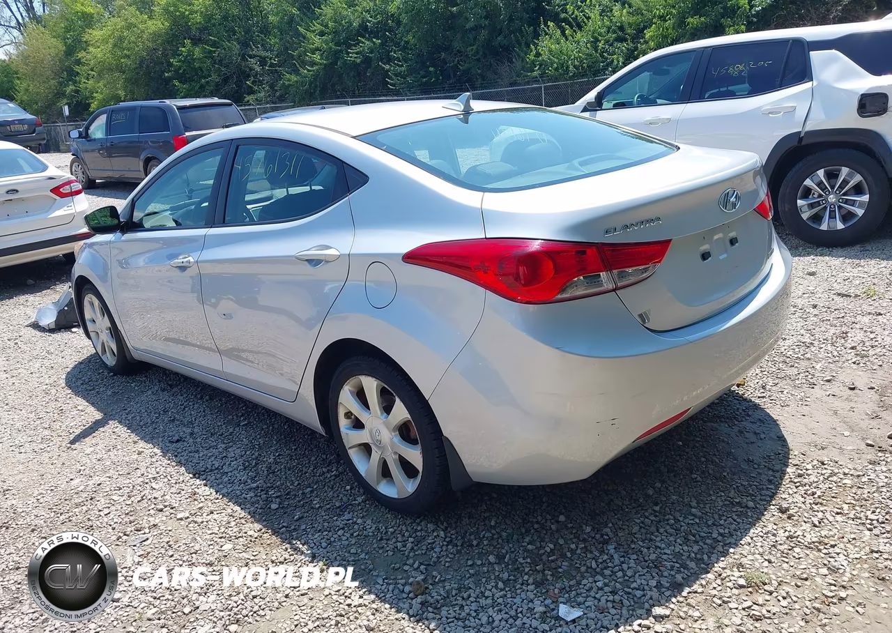 2012 Hyundai Elantra Limited VIN:5NPDH4AE3CH107479 - 3