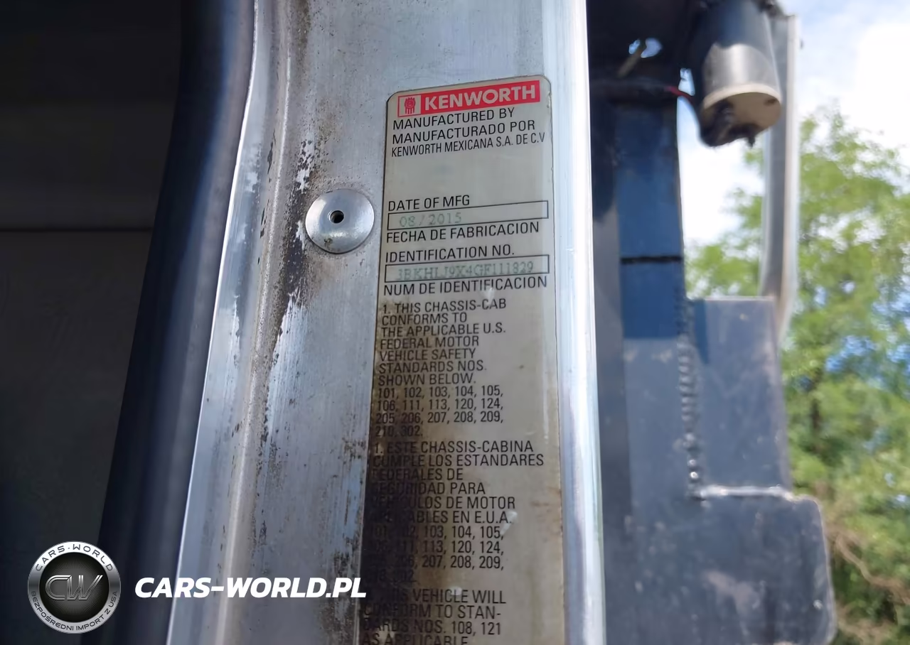 2016 Kenworth Construction T370 VIN:3BKHLJ9X4GF111829 - 8