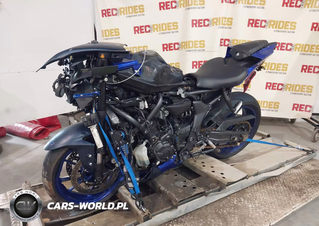 2022 Yamaha Yzfr7 VIN:JYARM38E0NA001112 - 2