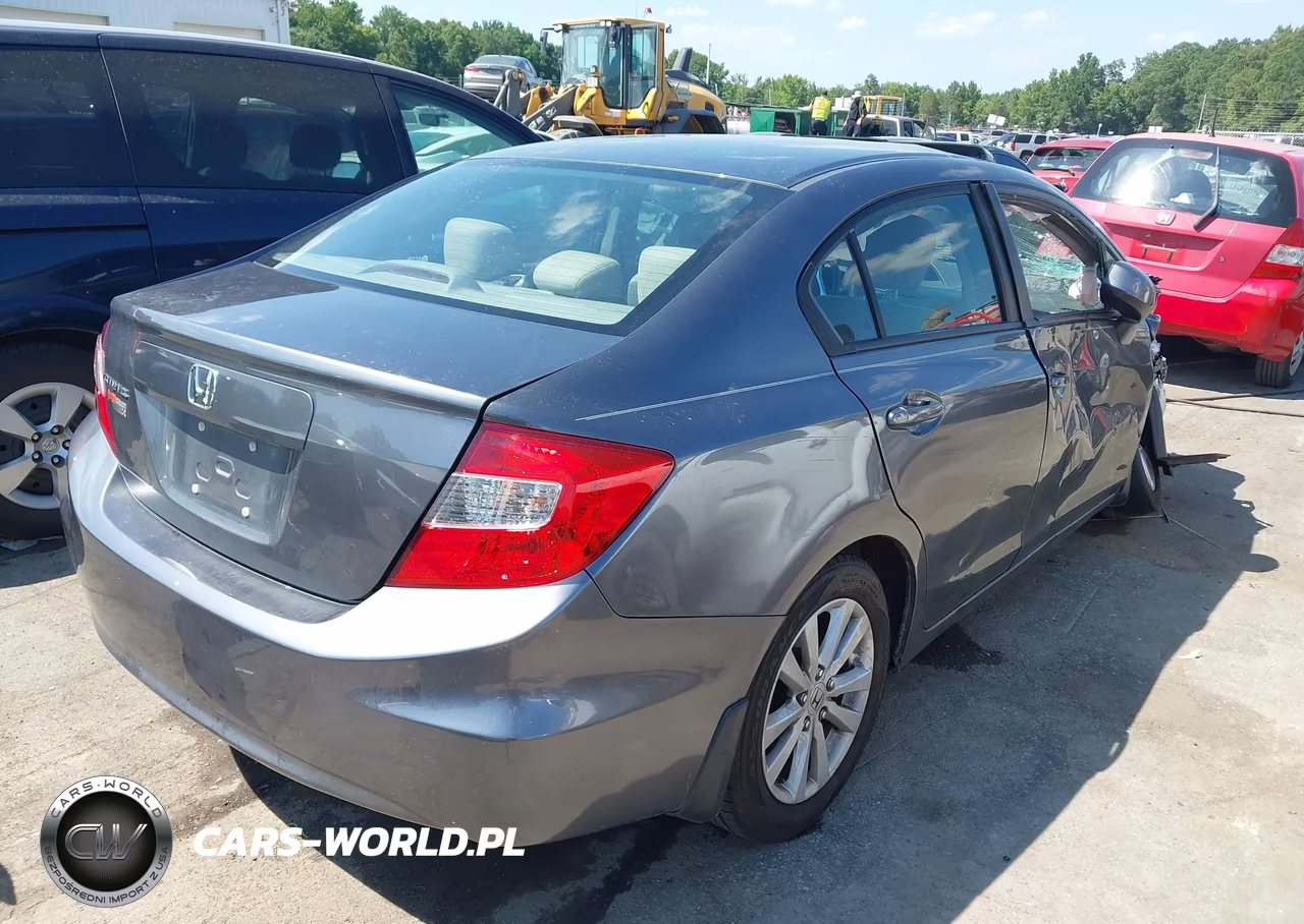 2012 Honda Civic Ex VIN:19XFB2F81CE046039 - 4