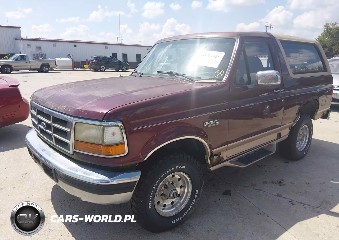 1996 Ford Bronco U100 VIN:1FMEU15HXTLA92912 - 2