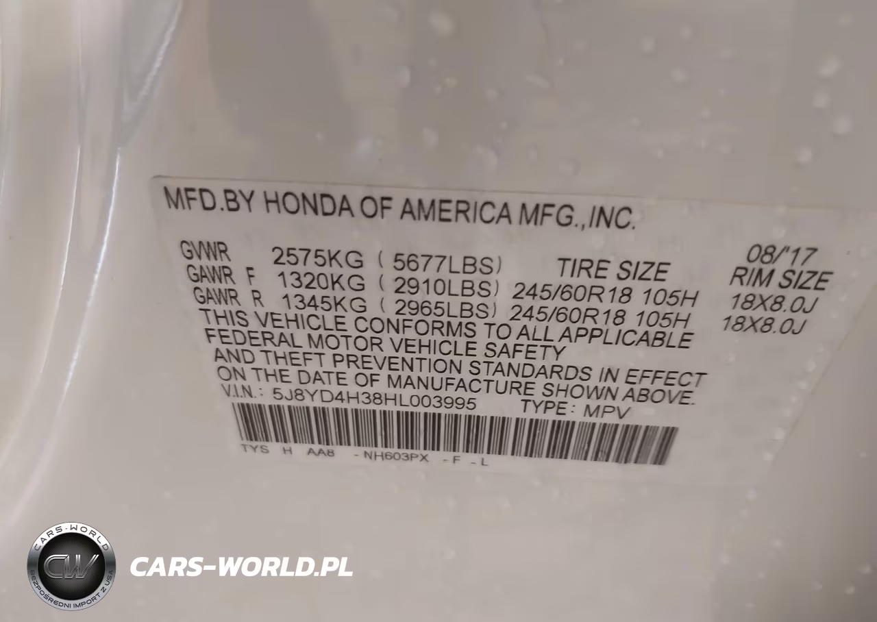 2017 Acura Mdx VIN:5J8YD4H38HL003995 - 9