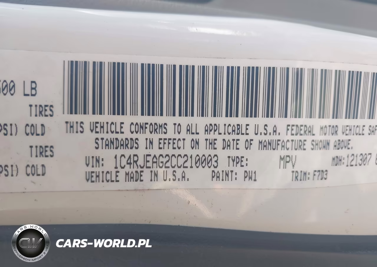 2012 Jeep Grand Cherokee Laredo VIN:1C4RJEAG2CC210003 - 9