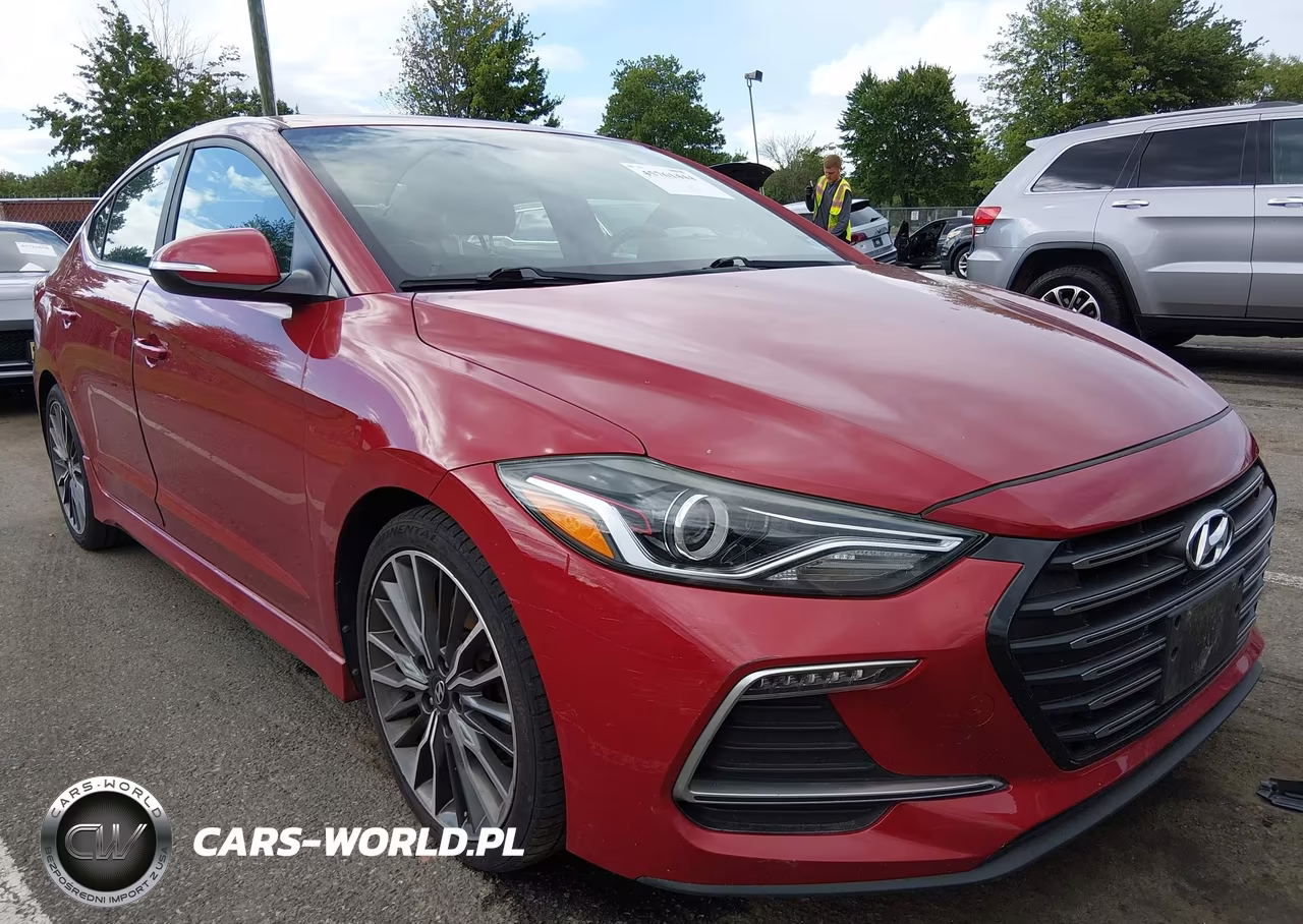 2017 Hyundai Elantra Sport VIN:KMHD04LBXHU315264 - 6