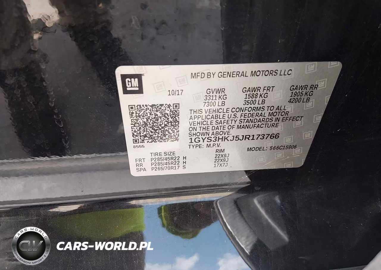 2018 Cadillac Escalade Esv Luxury VIN:1GYS3HKJ5JR173766 - 9
