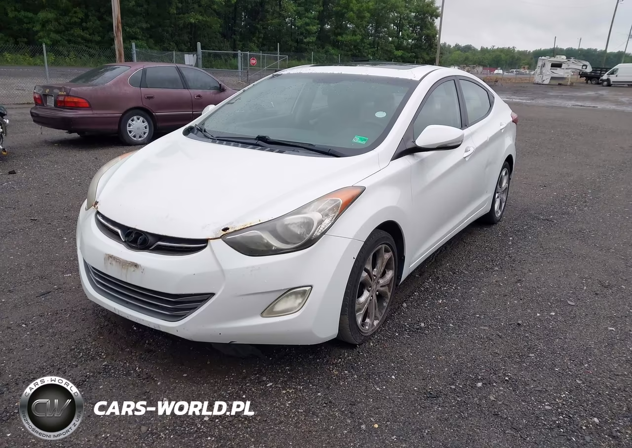 2012 Hyundai Elantra Limited VIN:5NPDH4AE8CH093546 - 2