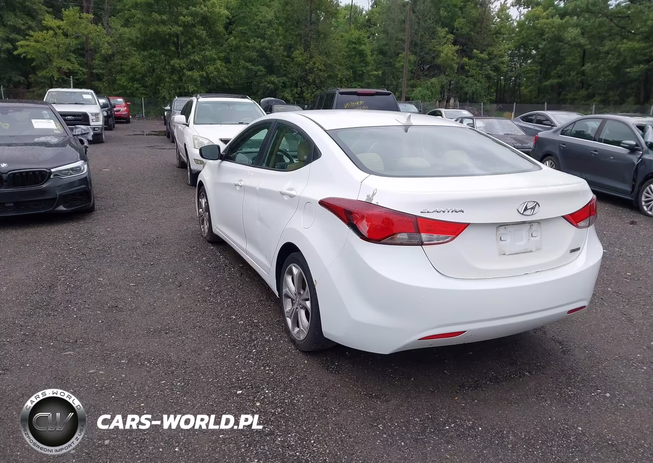 2012 Hyundai Elantra Limited VIN:5NPDH4AE8CH093546 - 3