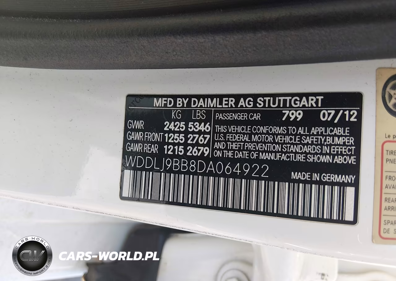 2013 Mercedes-Benz Cls 550 4Matic VIN:WDDLJ9BB8DA064922 - 9