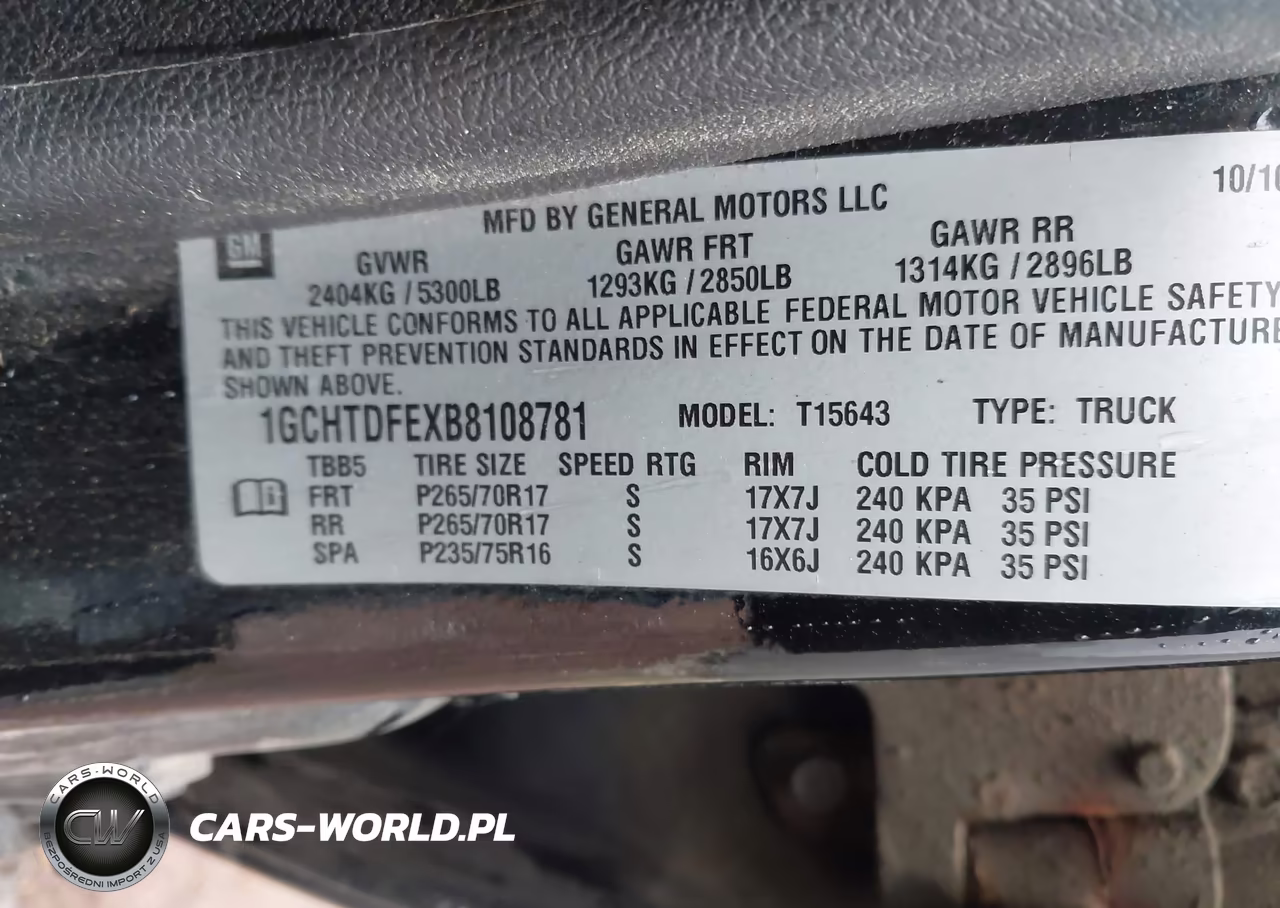 2011 Chevrolet Colorado 2Lt VIN:1GCHTDFEXB8108781 - 9