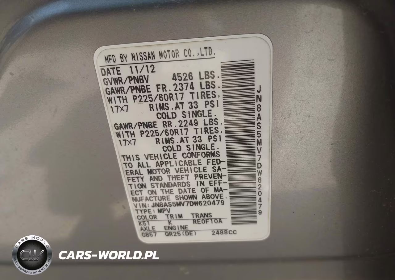 2013 Nissan Rogue Sv VIN:JN8AS5MV7DW620479 - 9