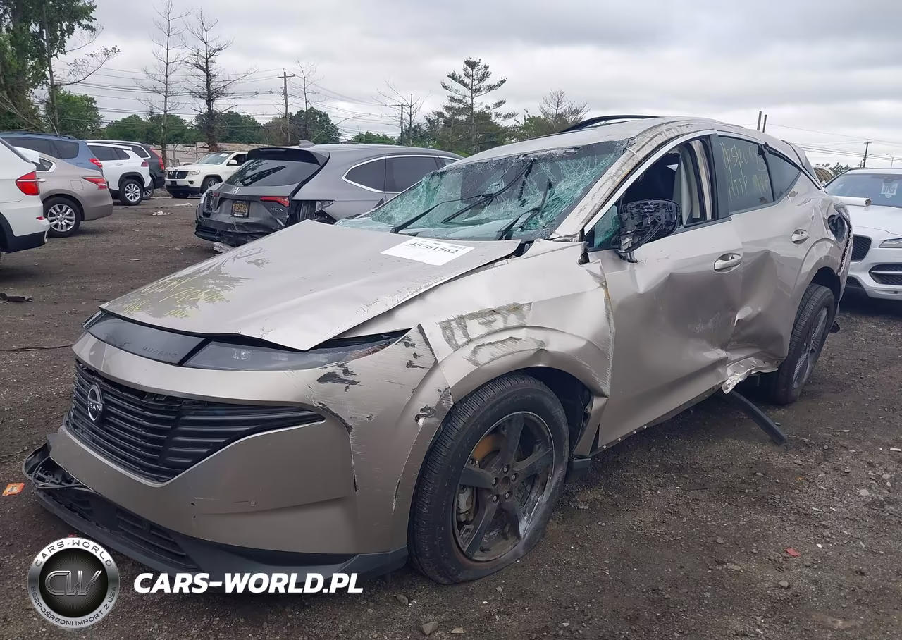 2025 Nissan Murano Sl VIN:5N1AZ3CS2SC130514 - 2