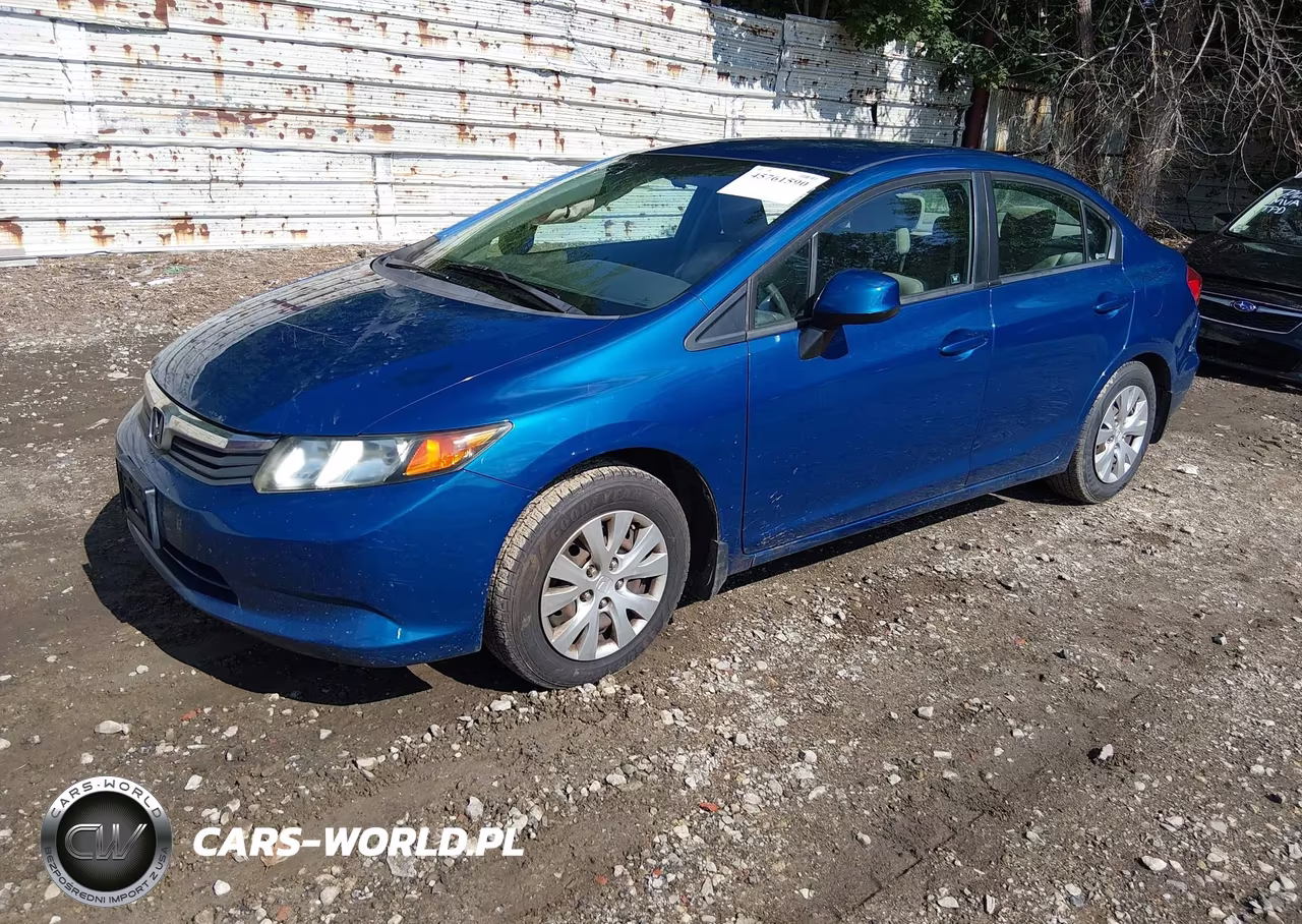 2012 Honda Civic Lx VIN:19XFB2F50CE061914 - 2