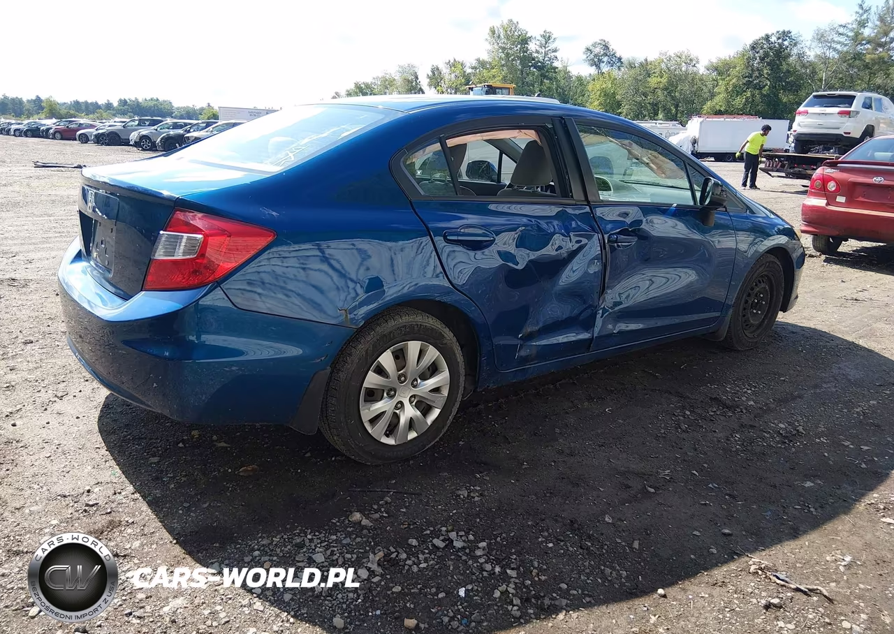 2012 Honda Civic Lx VIN:19XFB2F50CE061914 - 4