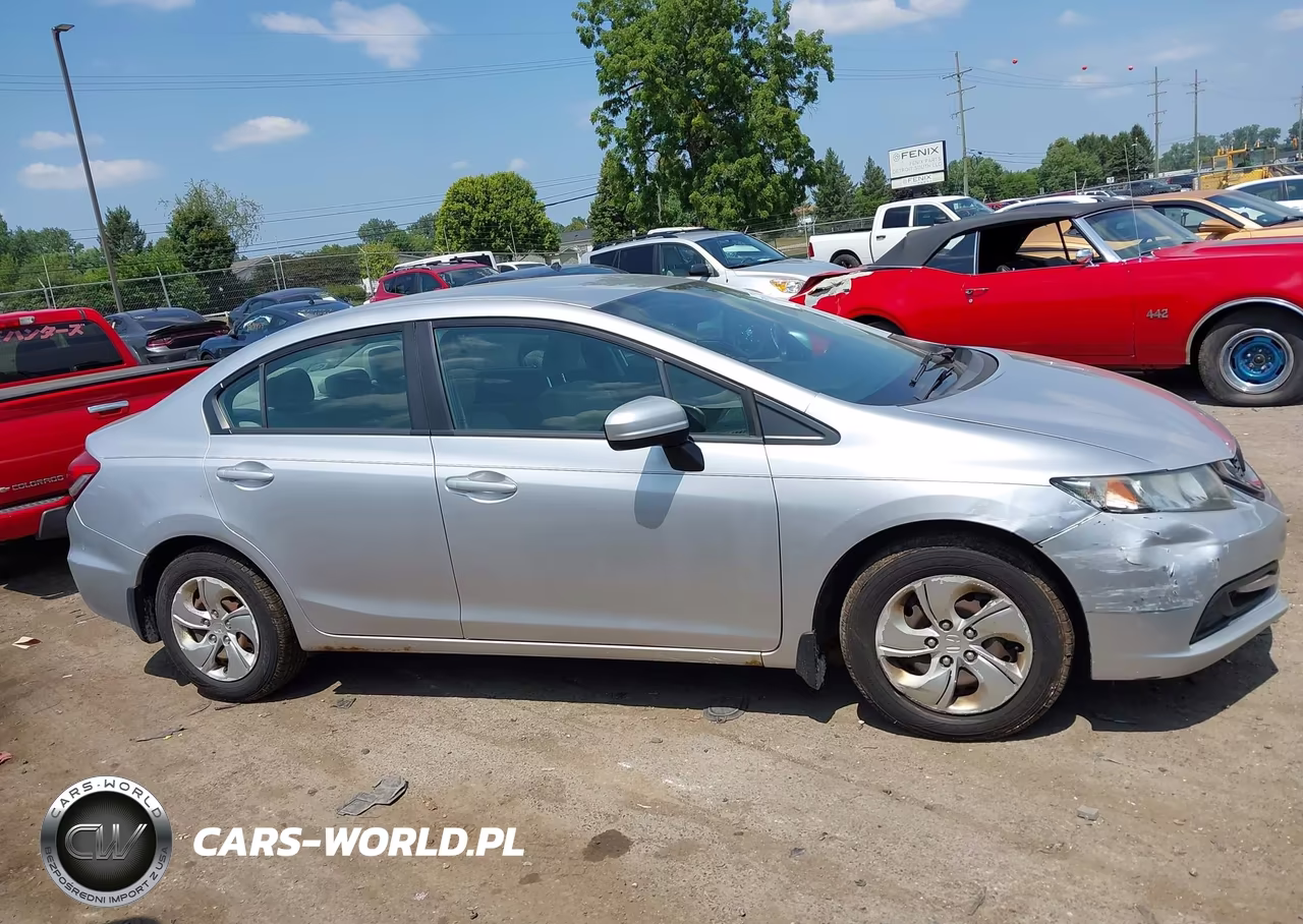 2014 Honda Civic Lx VIN:19XFB2F57EE058981 - 13