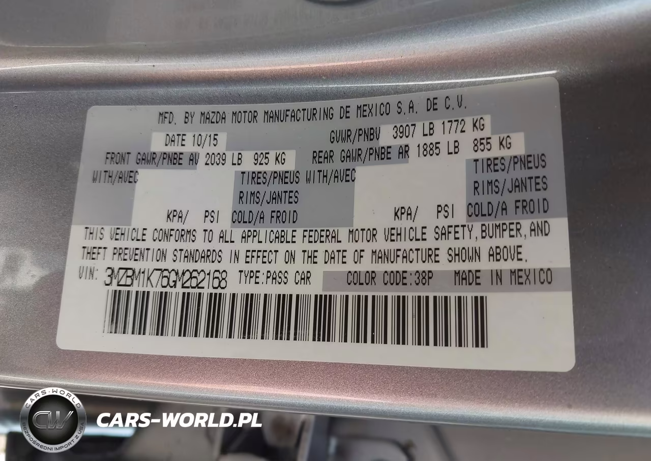 2016 Mazda Mazda3 I Sport VIN:3MZBM1K76GM262168 - 9