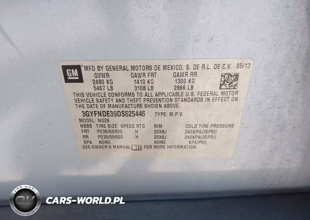 2013 Cadillac Srx Performance Collection VIN:3GYFNDE39DS625446 - 9