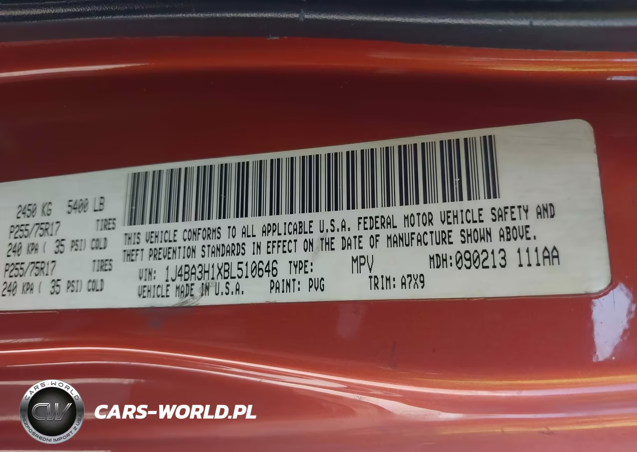 2011 Jeep Wrangler Unlimited Sport VIN:1J4BA3H1XBL510646 - 9