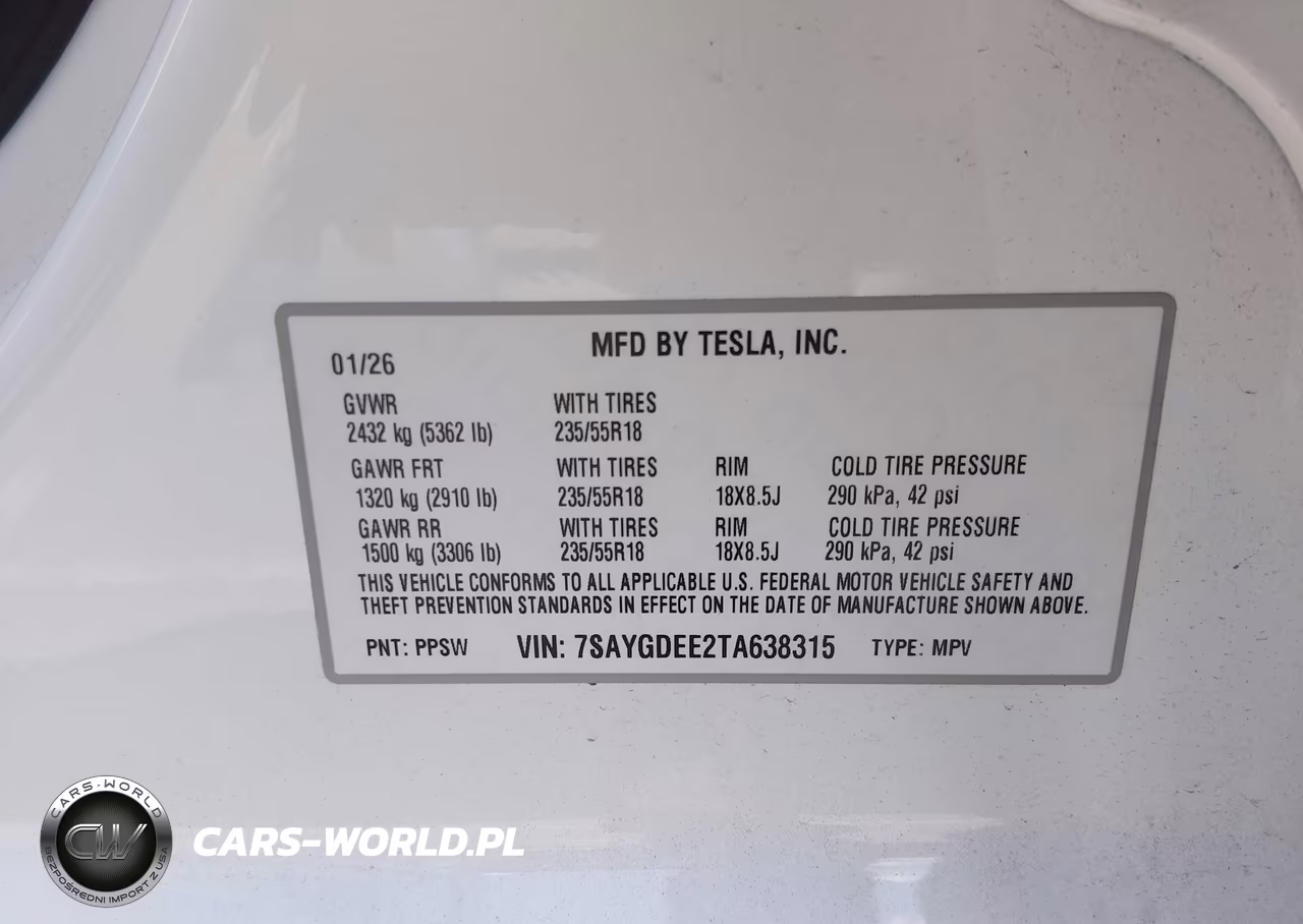 2026 Tesla Model Y All-Wheel Drive-Long Range Launch Series-Premium All-Wheel Drive VIN:7SAYGDEE2TA638315 - 9