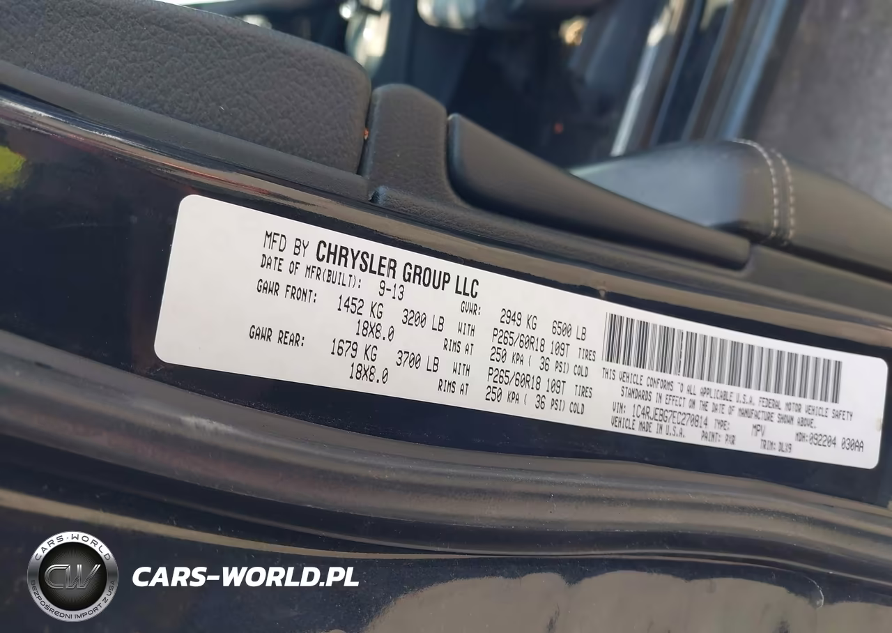 2014 Jeep Grand Cherokee Limited VIN:1C4RJEBG7EC270814 - 9