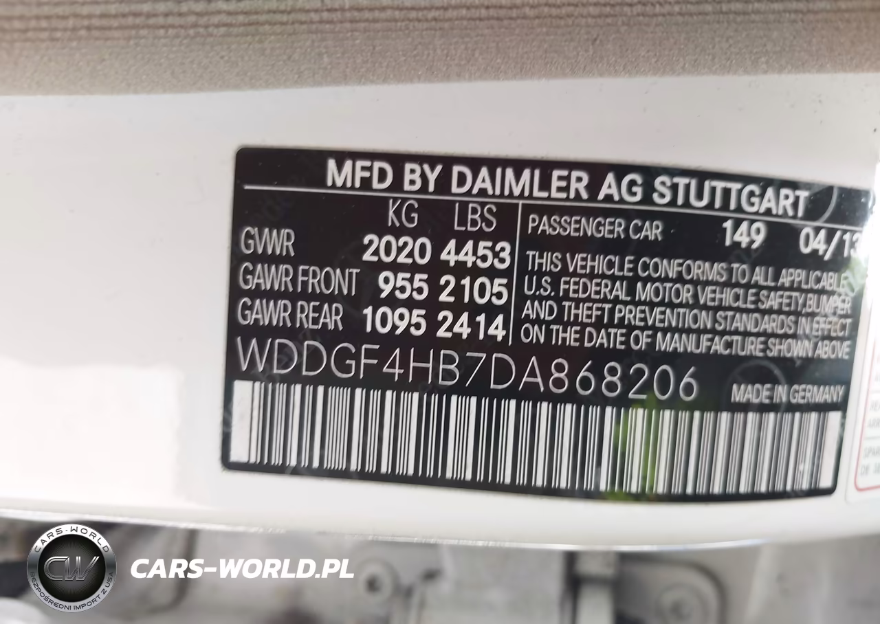 2013 Mercedes-Benz C 250 Sport VIN:WDDGF4HB7DA868206 - 9