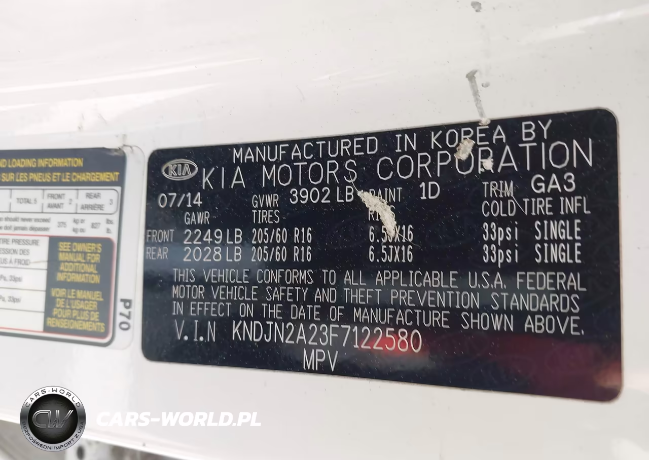 2015 Kia Soul VIN:KNDJN2A23F7122580 - 9