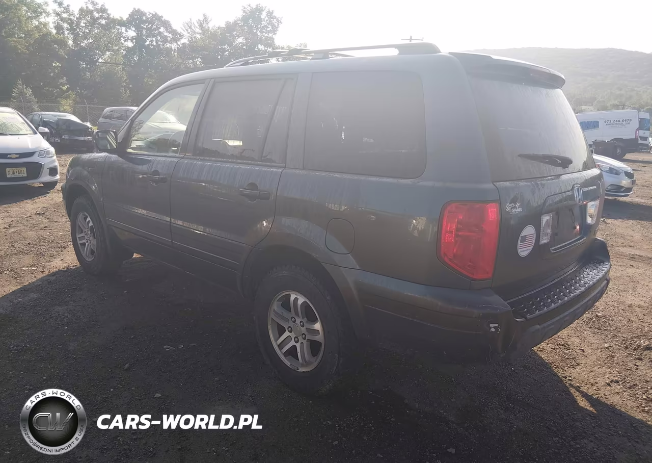 2005 Honda Pilot Ex-L VIN:5FNYF18515B030284 - 3