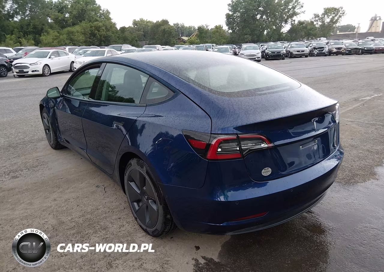2021 Tesla Model 3 Standard Range Plus Rear-Wheel Drive VIN:5YJ3E1EA1MF084861 - 3