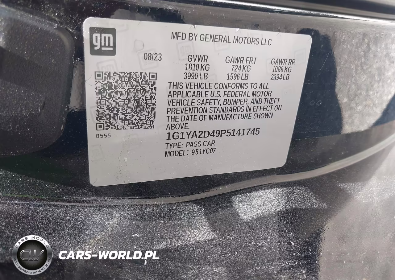 2023 Chevrolet Corvette Stingray 1Lt VIN:1G1YA2D49P5141745 - 9