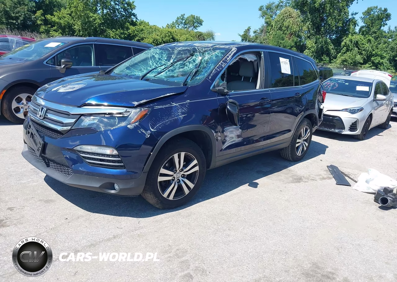 2018 Honda Pilot Ex-L VIN:5FNYF6H55JB040386 - 2