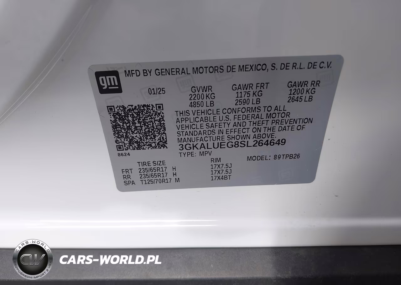 2025 GMC Terrain Awd Elevation VIN:3GKALUEG8SL264649 - 9
