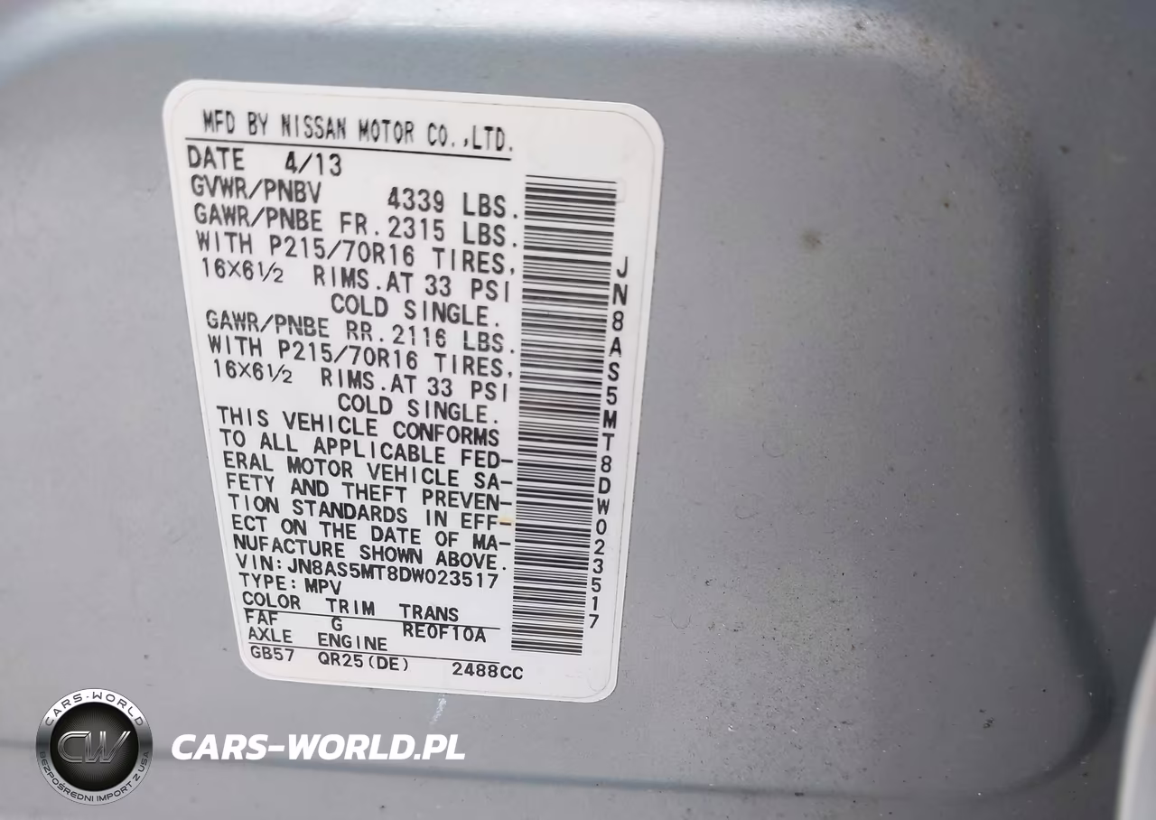 2013 Nissan Rogue S VIN:JN8AS5MT8DW023517 - 9