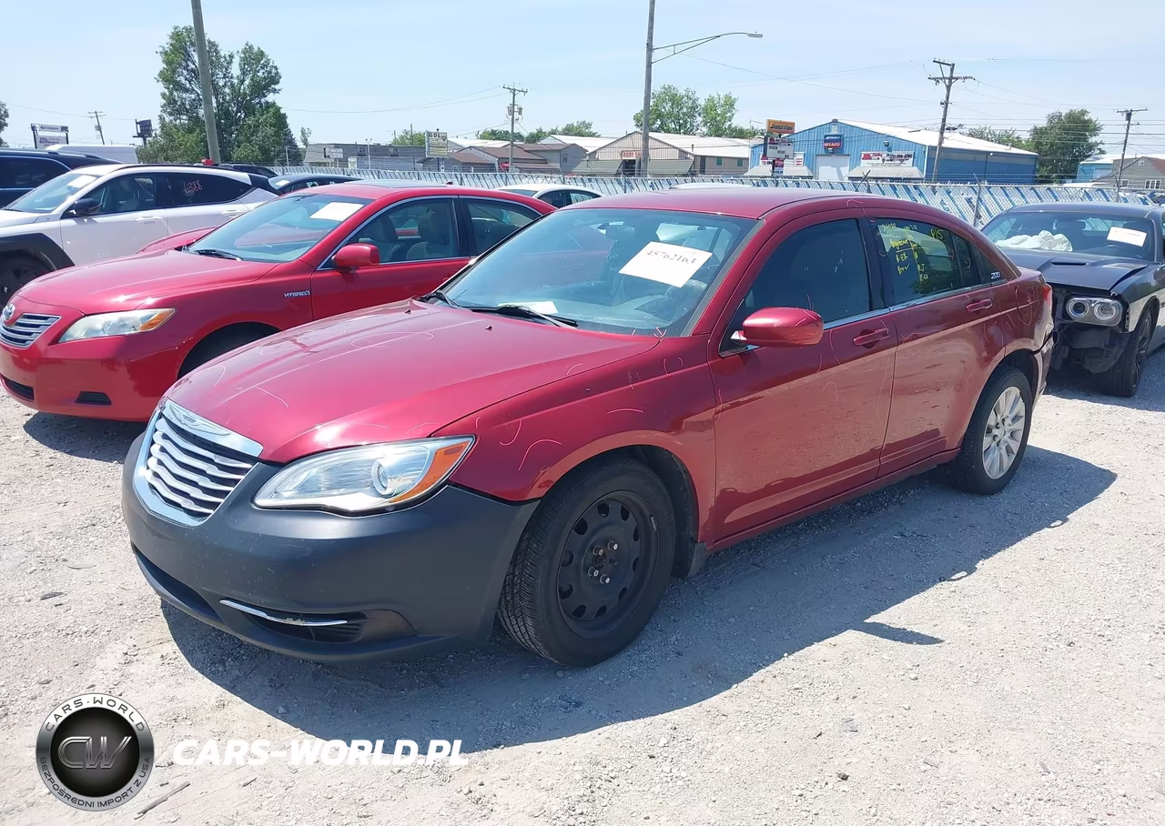 2012 Chrysler 200 Lx VIN:1C3CCBAB1CN163817 - 2