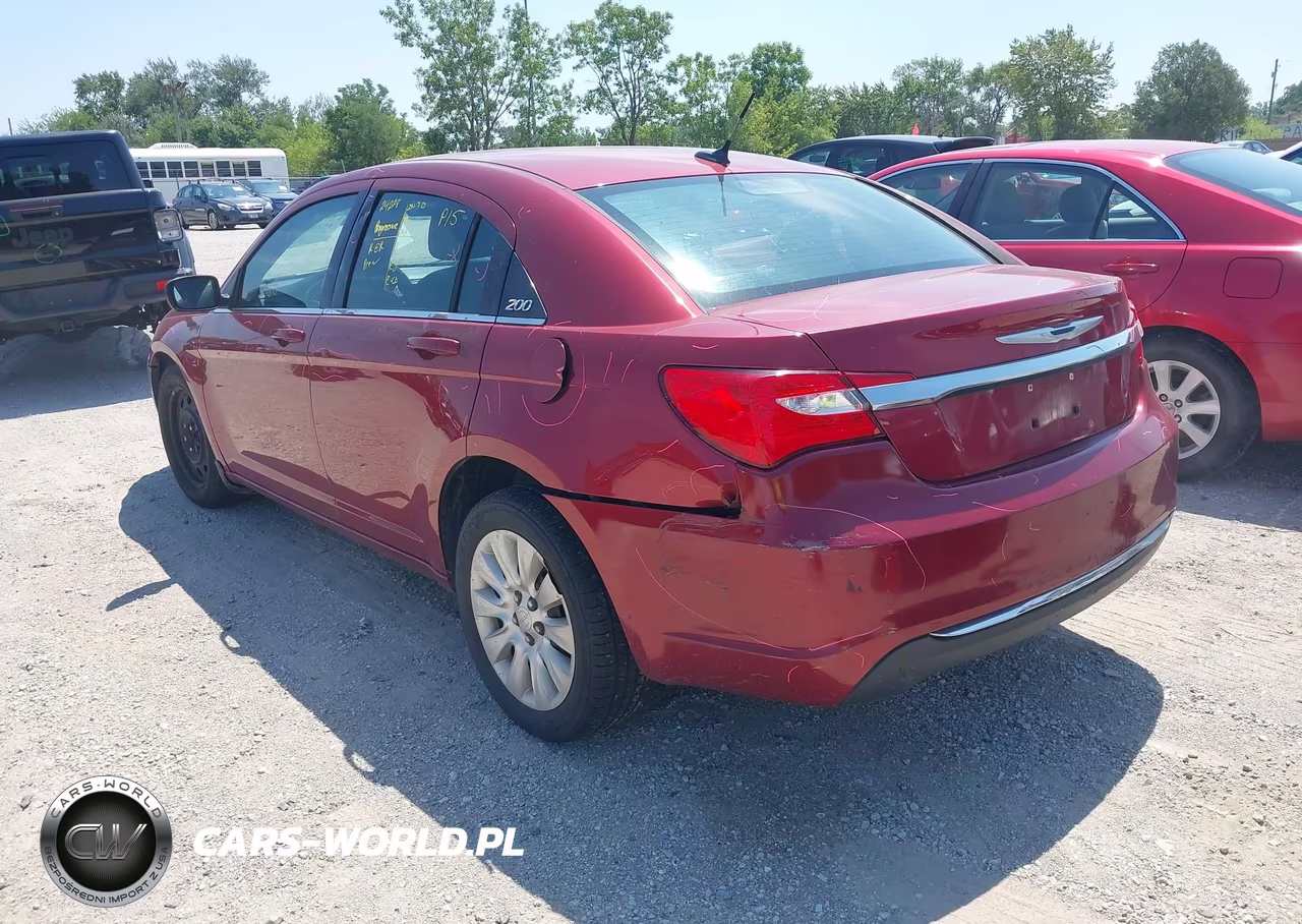 2012 Chrysler 200 Lx VIN:1C3CCBAB1CN163817 - 3