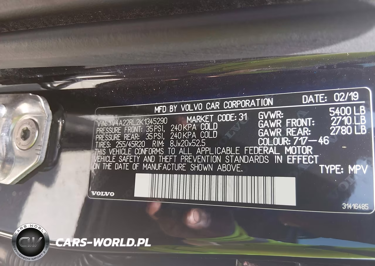 2019 Volvo Xc60 T6 Inscription VIN:YV4A22RL2K1345290 - 9