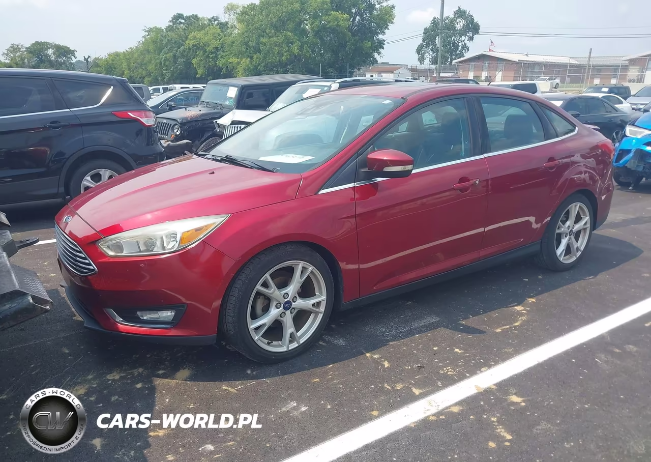 2016 Ford Focus Titanium VIN:1FADP3J26GL335289 - 2
