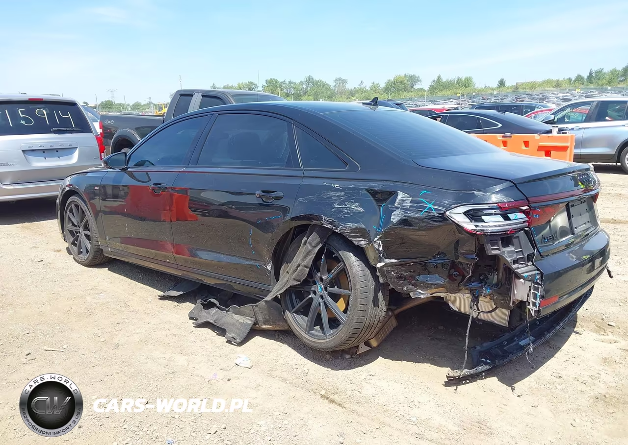 2022 Audi A8 L 55 Tfsi Quattro Tiptronic VIN:WAULDAF81NN005168 - 3
